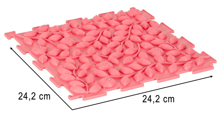 Mata puzzle KIK sensoryczna Montessori do masażu stóp 8 elementów pastelowe KX3172 (5903039765696) - obraz 16