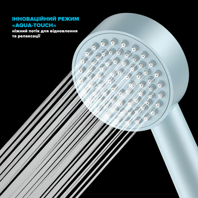 Душевая лейка DROP SPA1F-BLU голубая - изображение 3