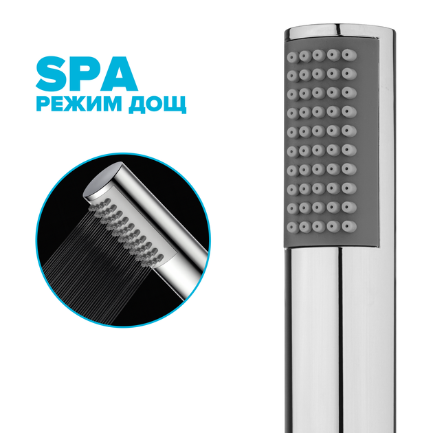 Водосберегающая душевая лейка DROP SPA1F-STICK/RND - Экономия 42% - изображение 2