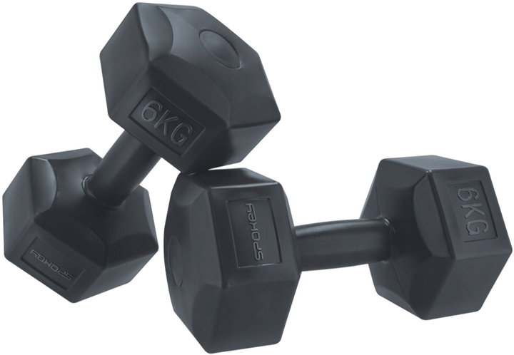 Набір гантелей Spokey Monster 2 x 6 кг (5905339436238) - зображення 1
