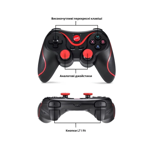 VR Очки виртуальной реальности INSPIRE для смартфонов VR Park с джостиком Terios T3 Black - изображение 3