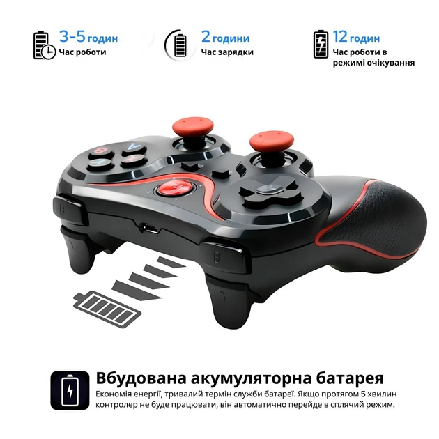 VR Очки виртуальной реальности INSPIRE для смартфонов VR Park с джостиком Terios T3 Black - изображение 4