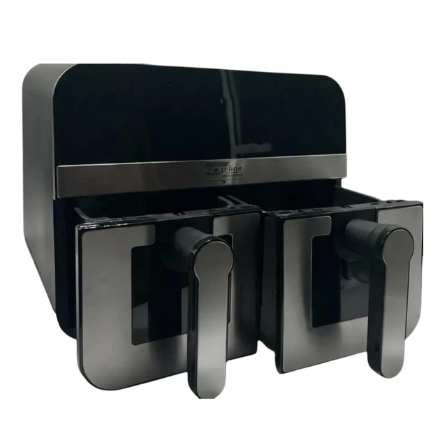 ぷり Аерофритюрниця подвійна Zepline ZP-0218 2×6 л 4200 Вт антипригарне