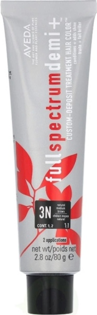 Farba do włosów Aveda Full Spectrum Demi+ 3N Natural Medium Brown 80 g (018084977729) - obraz 1