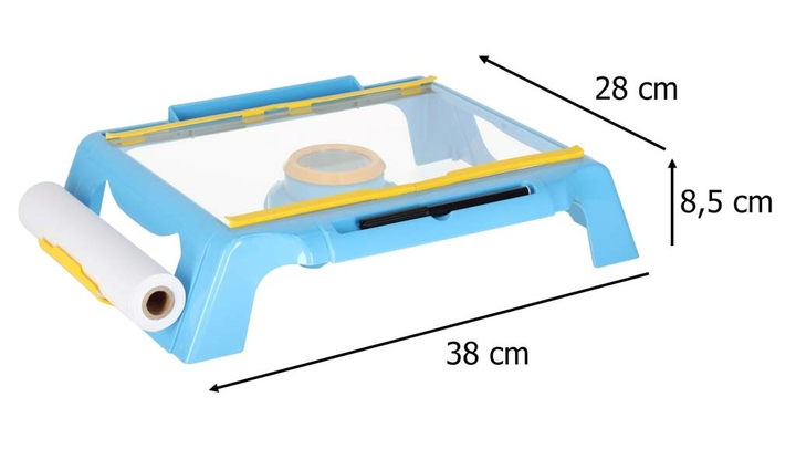 Projektor do rysowania KIK stolik karty Niebieski (KX2933_1) (5903039769205) - obraz 11
