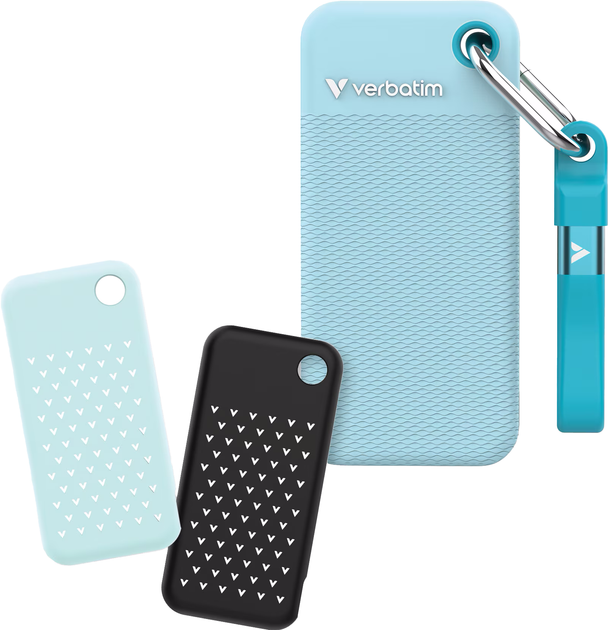 SSD диск Verbatim Pocket SSD 2ТВ USB 3.2 Gen 2 Type-C Blue (23942323259) - зображення 4