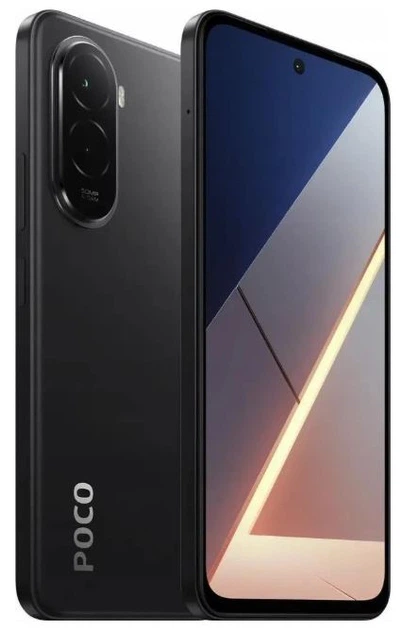 Смартфон Poco M7 8/256Gb Black NFC (Global) (без зарядного пристрою) - Фото 3 Смартфон Poco M7 8/256Gb Black NFC (Global) (без зарядного пристрою) - зображення 3