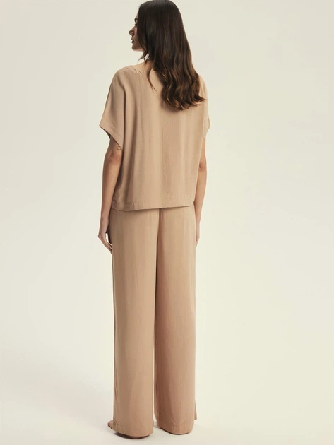 Піжама (футболка + штани) жіноча Esotiq Corenso 43825-84X L Пісочна (5903972695548) - зображення 2