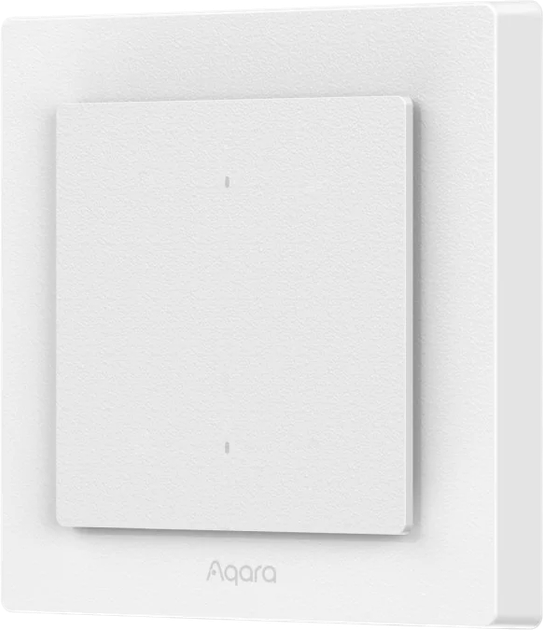 Inteligentny włącznik Aqara Light Switch H2 EU 2 przyciski, 1 kanał (WS-K07D) - obraz 1