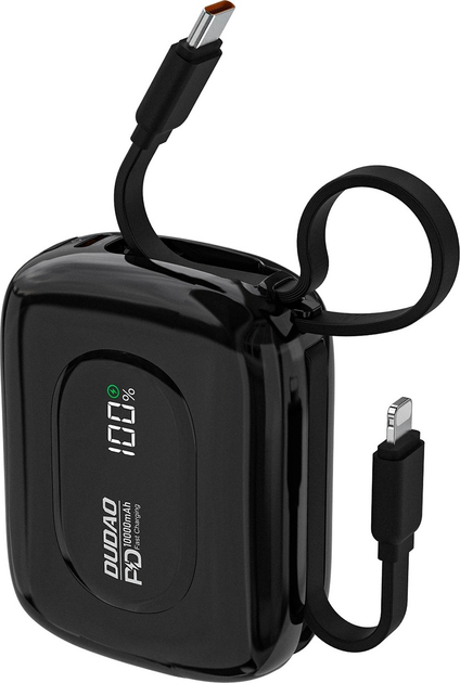 УМБ Dudao K32 10000 mAh 22.5W Black (6977196682027) - зображення 1