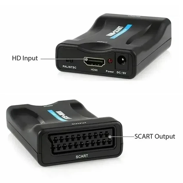 Переходник HDMI to SCART конвертер для телевизора 1080P PAL/NTSC - изображение 7