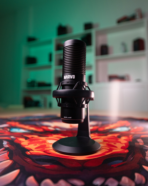 Mikrofon Marvo Blast 60 RGB USB Type-C Black (MIC-07 BK) - obraz 11
