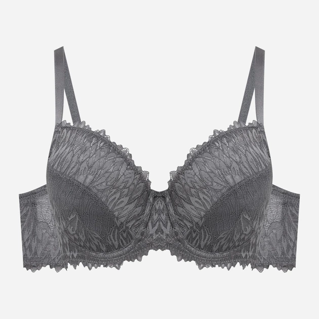 Бюстгальтер з кісточками мереживний Esotiq Ofiel 44216-90X 70G Сірий (5903972701744) - зображення 5