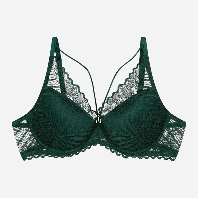 Бюстгальтер Push-up з кісточками мереживний Esotiq Onika 44220-67X 65G Зелений (5903972666821) - зображення 7