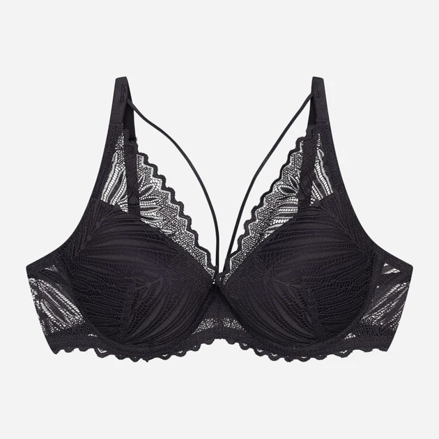 Бюстгальтер Push-up з кісточками мереживний Esotiq Onika 44220-90X 75F Сірий (5903972701881) - зображення 7