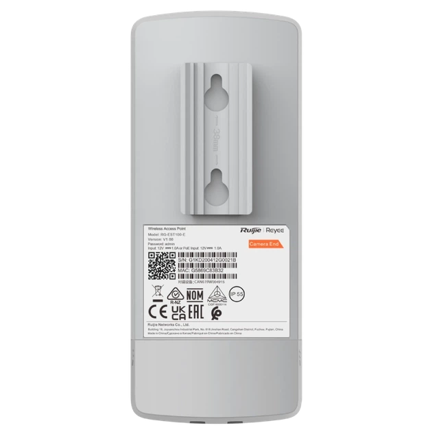 Бездротовий WiFi міст Ruijie Reyee RG-EST100-E 2.4 ГГц - Фото 1 Бездротовий WiFi міст Ruijie Reyee RG-EST100-E 2.4 ГГц - зображення 1
