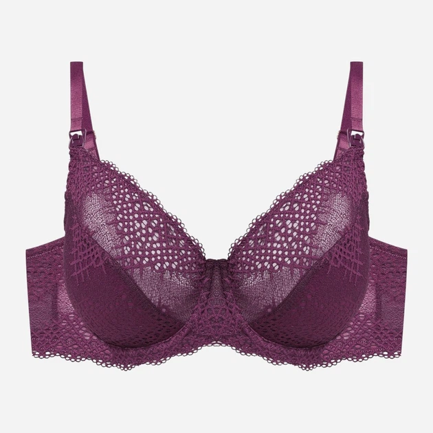 Biustonosz do karmienia Esotiq Caris 43657-93X 75E Bordowy (5903972664384) - obraz 7