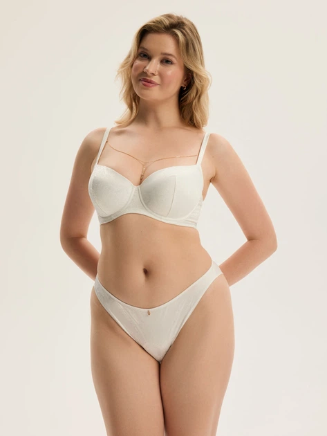 Трусики бразиліана жіночі Esotiq Charm 43985-01X S Білі (5903972671962) - зображення 3