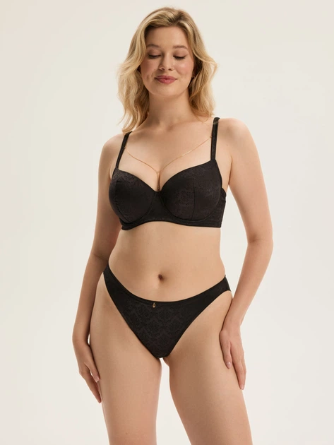 Трусики бразиліана жіночі Esotiq Charm 43985-99X M Чорні (5903972671924) - зображення 3