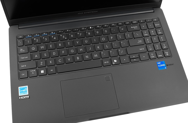 Laptop ASUS ExpertBook B1 B1503CVA-S72272X (90NX0801-M02FE0) Gentle Grey (T3NXCV10A41312B) - Outlet - obraz 5