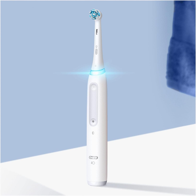 Електрична зубна щітка Oral-B iO Series 4 Quite White (4210201415305) (955555912306550) - Уцінка - зображення 7