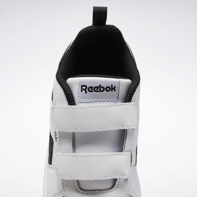 Sneakersy chłopięce na rzepy Reebok Royal Prime 2 100039111 32 Białe z Czarnym (4064046210560) (955555906501372) - Outlet - obraz 7