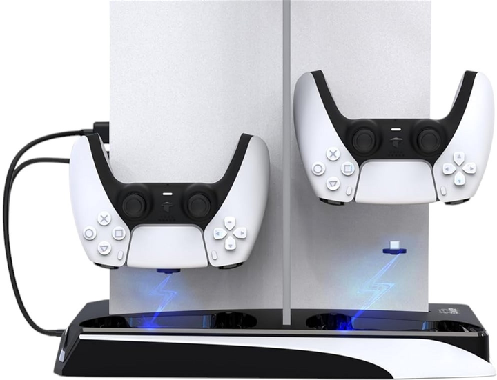 Wielofunkcyjna podstawka IMP Tech DLX & LED Multifunctional Charging Tower PS5 (5060176365575) (955555911830832) - Outlet - obraz 2