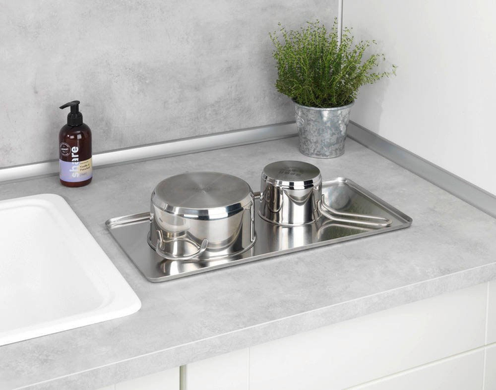 Сушарка для посуду Wenko дворівнева з нержавіючої сталі (4008838232903) (955555912396833) - Уцінка - зображення 5