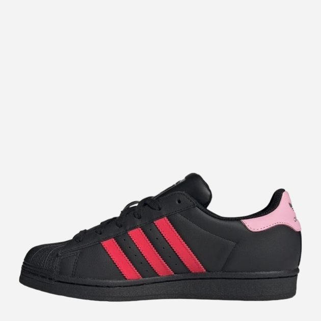 Жіночі кеди низькі adidas Originals Superstar W IE2999 39.5 (6UK) Чорний/Червоний (4066765901637) (955555906292519) - Уцінка - зображення 3