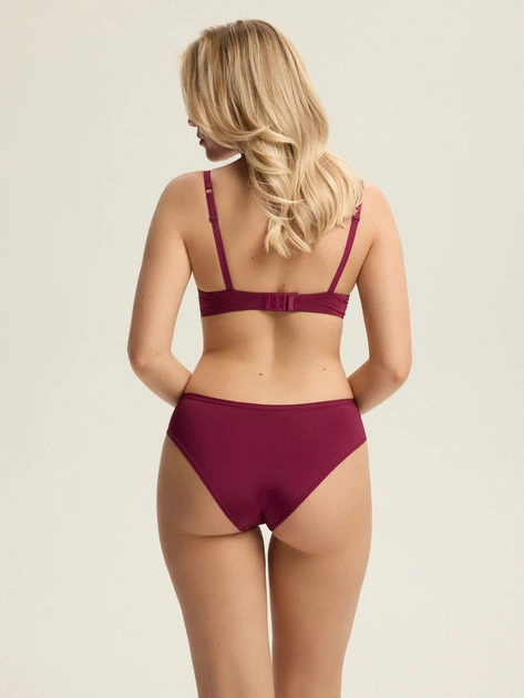 Бюстгальтер Push-up з кісточками Esotiq Conway 43895-49X 75D Бордовий (5903972676011) - зображення 4