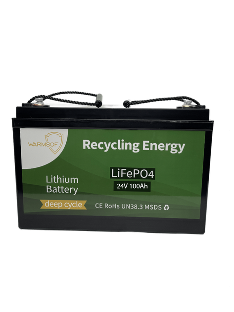Аккумулятор LiFePo4 (Литий-железо-фосфатный) UWarmSof 24v 100ah BMS + Bluetooth - Фото 1 Аккумулятор LiFePo4 (Литий-железо-фосфатный) UWarmSof 24v 100ah BMS + Bluetooth - изображение 1