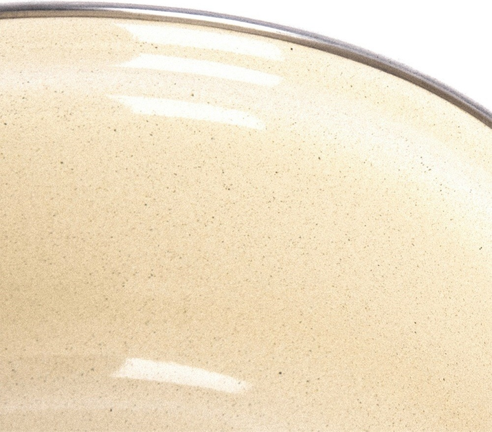 Каструля емальована Orion Brown Коричнева 4 л (8592381204839) - зображення 3