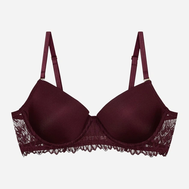 Бюстгальтер Push-up з кісточками Esotiq Ofiel 44214-93X 70C Бордовий (5903972665268) - зображення 6