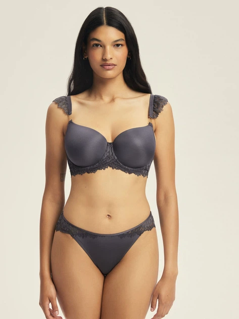 Бюстгальтер Push-up з кісточками Esotiq Ofiel 44215-90X 75G Сірий (5903972665916) - зображення 3