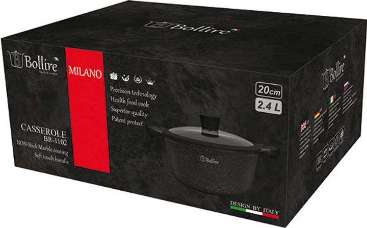 Garnek Bollire Milano z pokrywką 2.4 l (4752132000064) - obraz 3