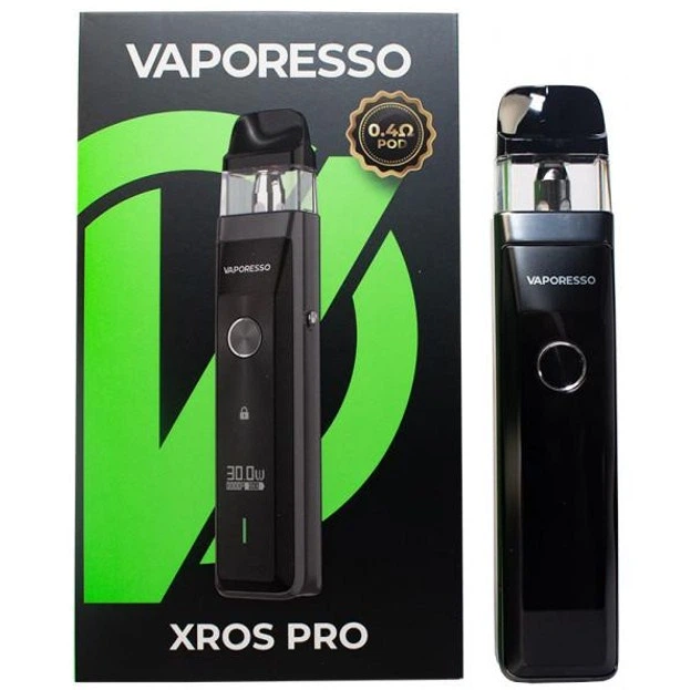 Многоразовая Pod-система Vaporesso XROS PRO Black черная вапорессо х-рос про до 30 Вт вейп 1200 мАч бак 3 мл алюминиевый сплав и пластик - изображение 10