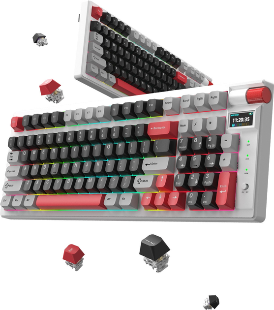 Клавіатура бездротова Marvo KG991W Monka Storm USB/Wireless Black (6932391932148) - зображення 6