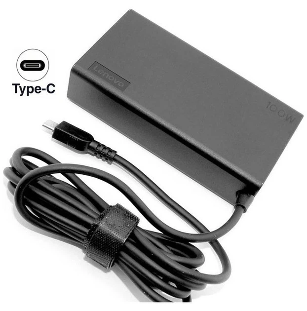 Зарядний пристрій для ноутбука LENOVO 20 V 5A 100W - блок живлення з кабелем USB-C штекер Type-C - Фото 3 Зарядний пристрій для ноутбука LENOVO 20 V 5A 100W - блок живлення з кабелем USB-C штекер Type-C - изображение 3