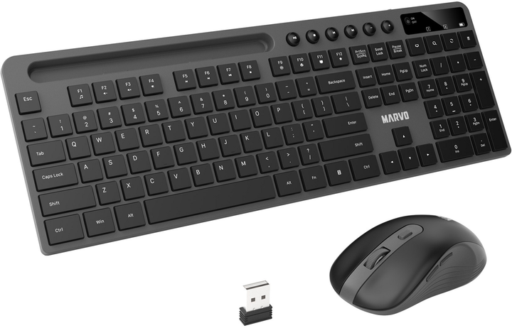 Комплект бездротовий Marvo KC411W Black (KC411W BK) - зображення 4