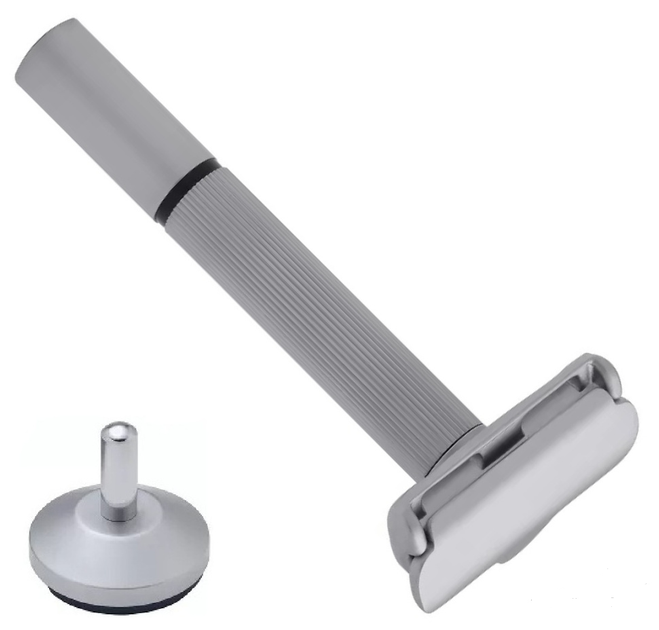 Бритва Т-подібна Pearl The Sleek Single Edge Safety Razor SE-01 With Stand - изображение 3