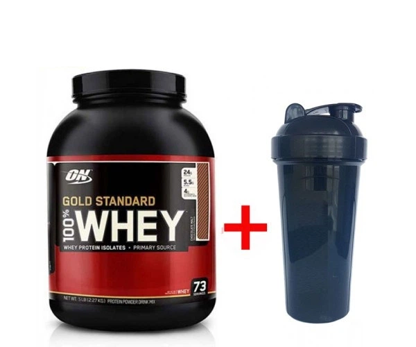Optimum Nutritionのプロテインセット Комплект Протеин Optimum Nutrition 100% Whey Gold Standard 2.27 кг