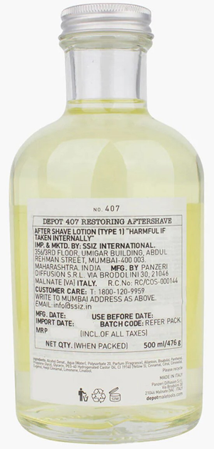 Balsam po goleniu Depot No.407 regenerujący 500 ml (8032274061793) - obraz 3