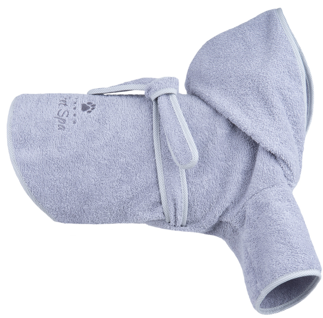 Халат для cобак Amiplay 50 см Сірий (5907563273450) - зображення 1