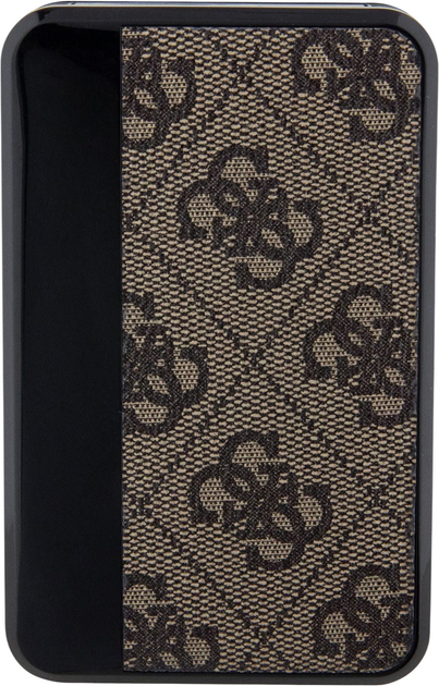Powerbank Guess 4G Leather Metal Logo 10000mAh 18W USB-C Brown (3666339171407) - obraz 3