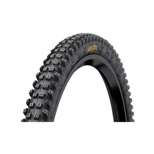 Велосипедная покрышка 29 дюймов бескамерная складная Continental Argotal Downhill SuperSoft черная 2.40 (101953) - изображение 2