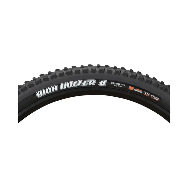 Велосипедная покрышка 29x2.50 бескамерная сложная защита от проколов Maxxis HIGH ROLLER II 60TPI ETB96803000 - Фото 5 Велосипедная покрышка 29x2.50 бескамерная сложная защита от проколов Maxxis HIGH ROLLER II 60TPI ETB96803000 - изображение 5