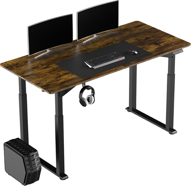 Biurko gamingowe ULTRADESK Uplift V2 Brown (UDESK-UP-OODE) - obraz 2