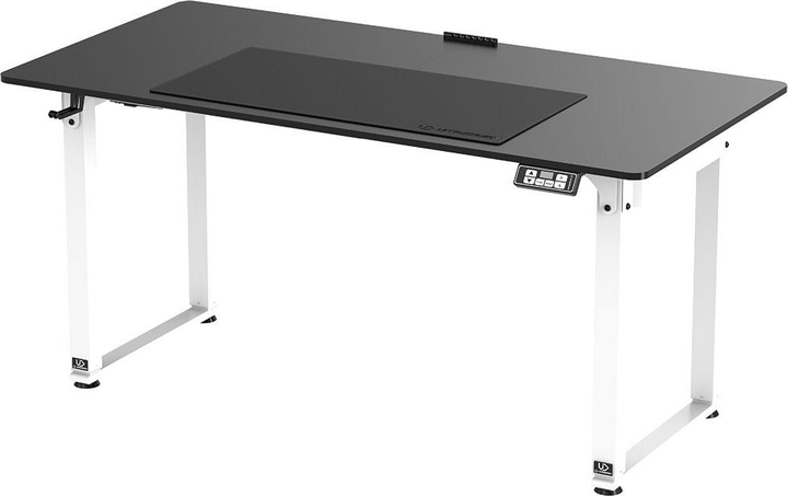 Biurko gamingowe ULTRADESK Uplift V2 Black/White (UDESK-UP-WTBB) - obraz 6