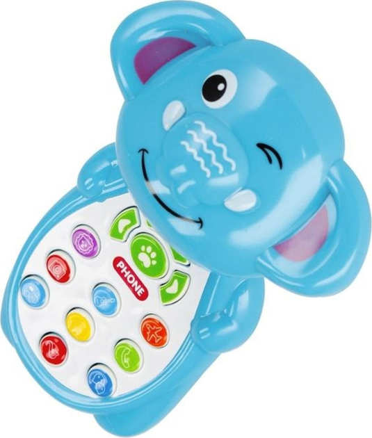 Інтерактивна іграшка BamBam Музичний телефон Слон (5908275178743) - зображення 5