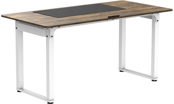 Biurko gamingowe ULTRADESK Uplift V2 Brown/White (UDESK-UP-WTOO) - obraz 9